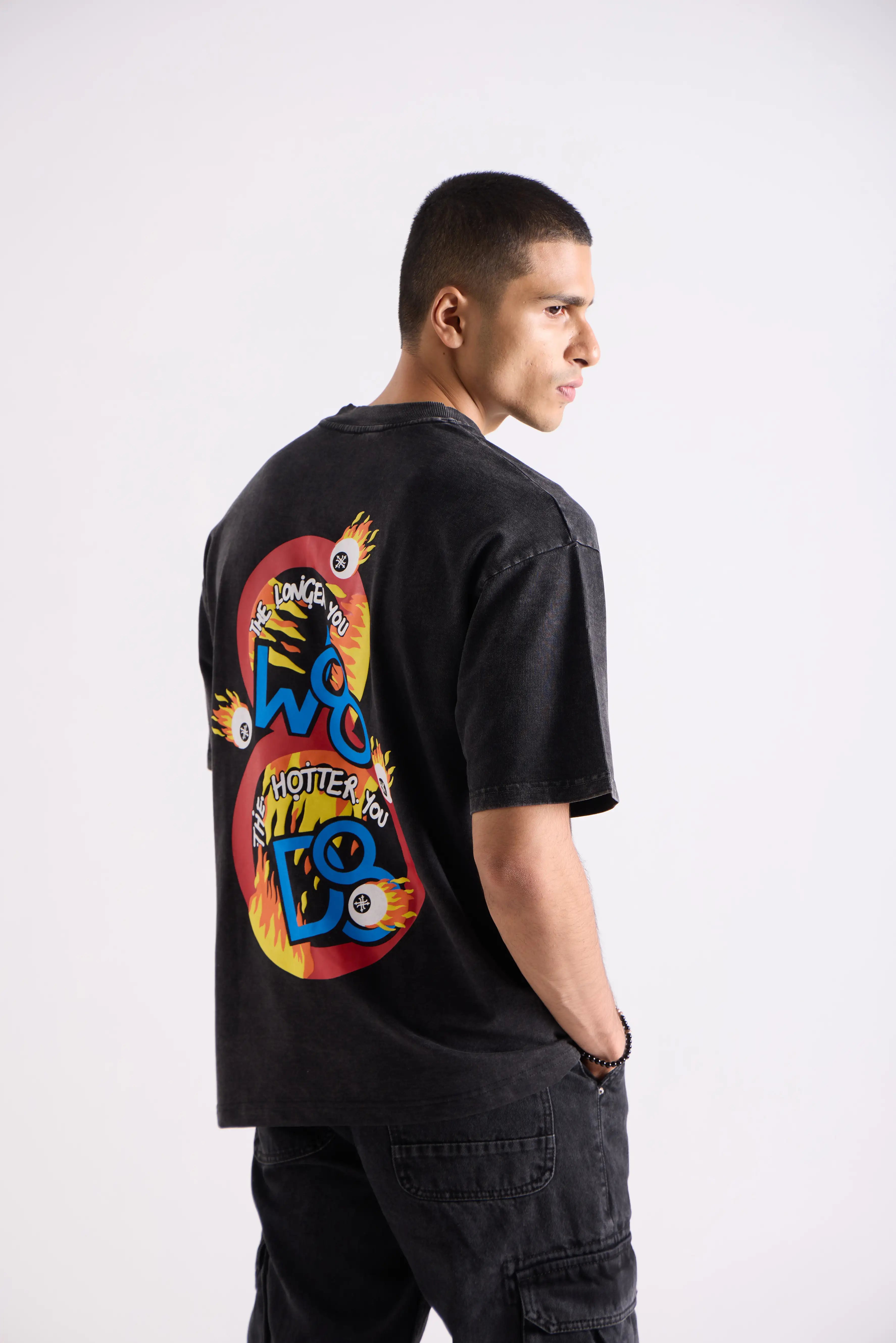 Flaming 8 Shots T-Shirt