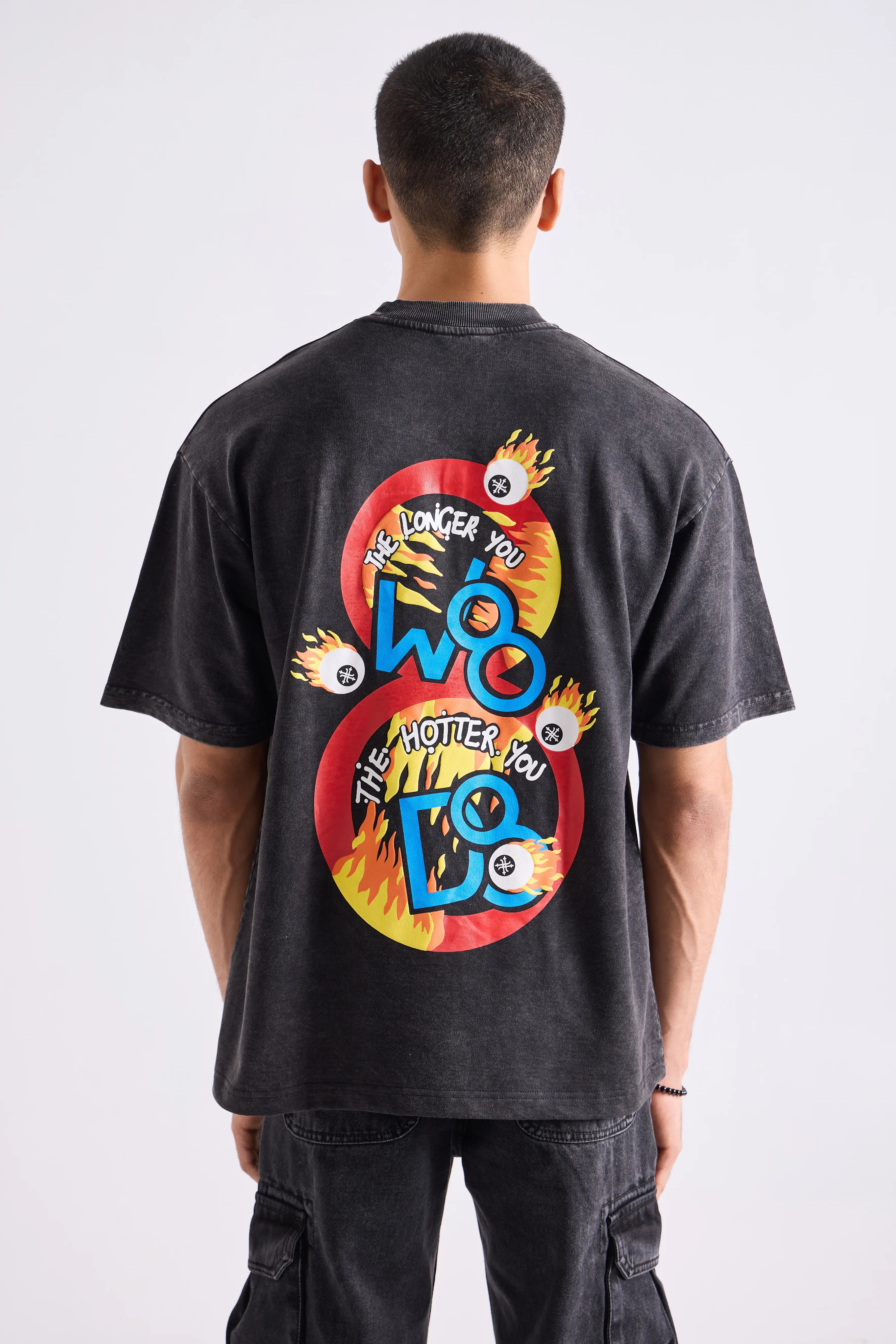 Flaming 8 Shots T-Shirt