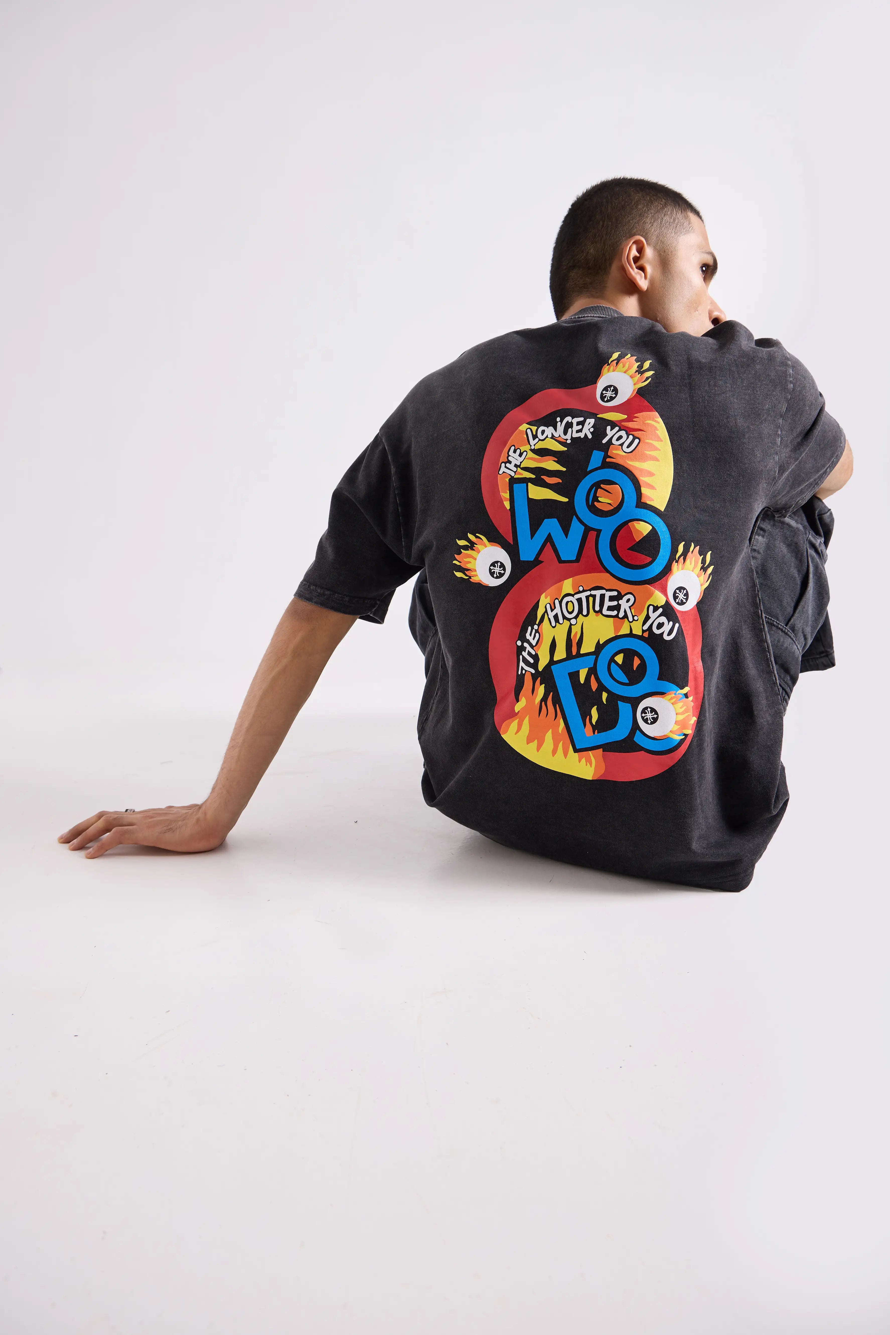 Flaming 8 Shots T-Shirt
