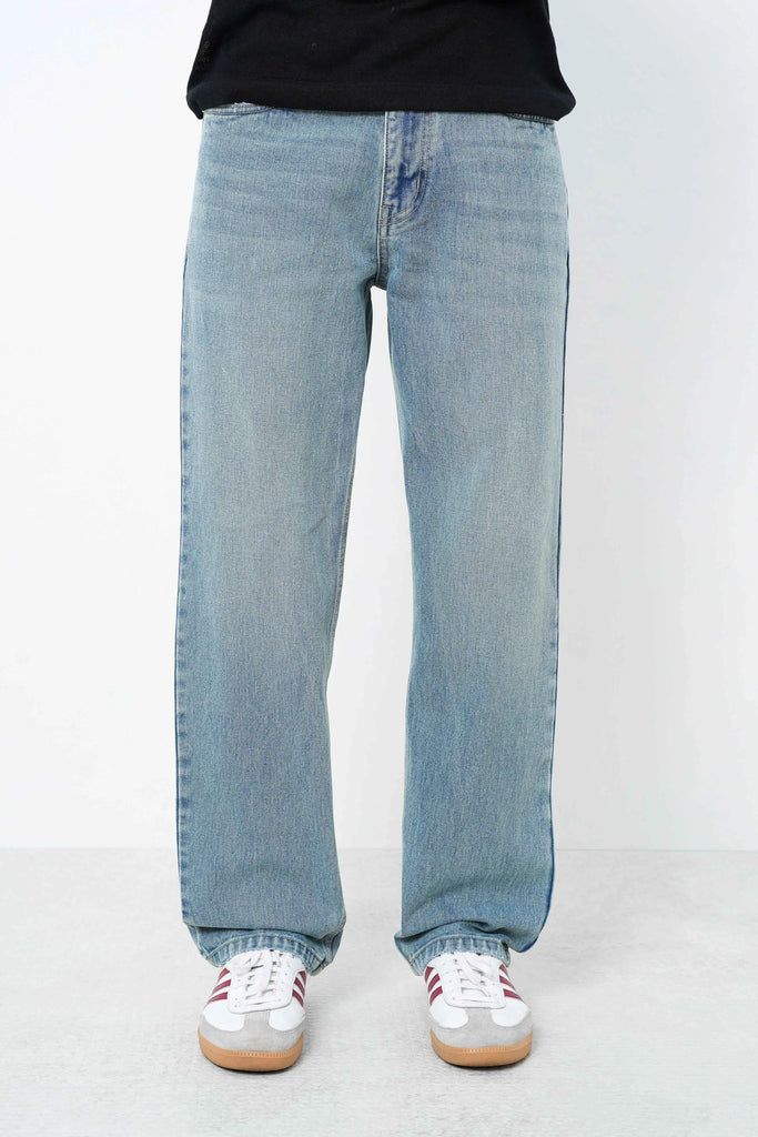 Light Blue Straight Fit Jeans