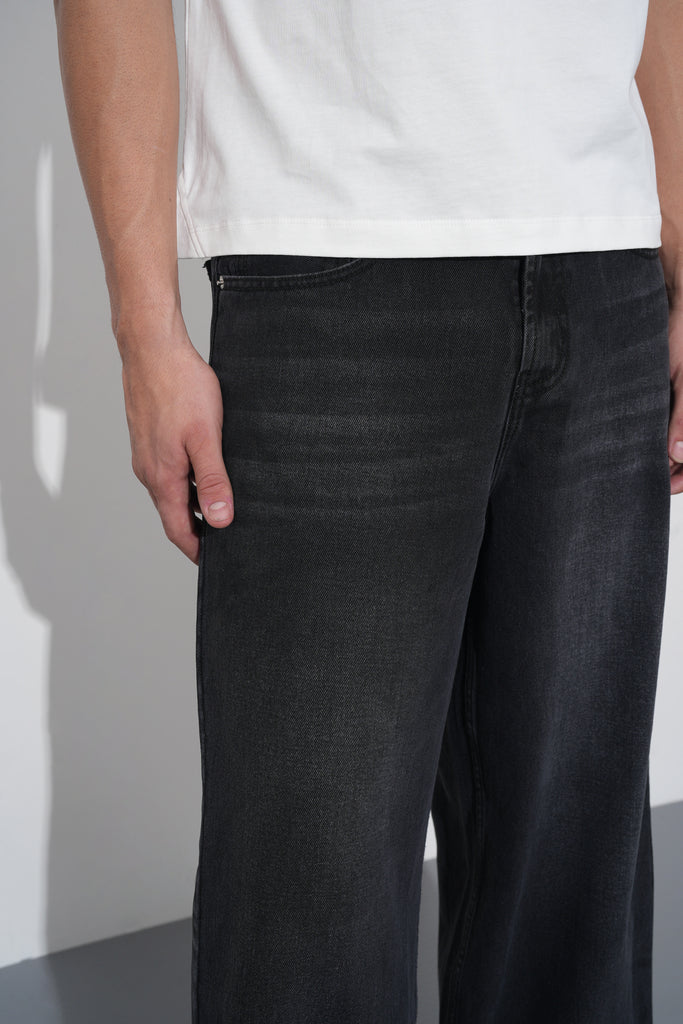 Classic Black Baggy Fit Jeans