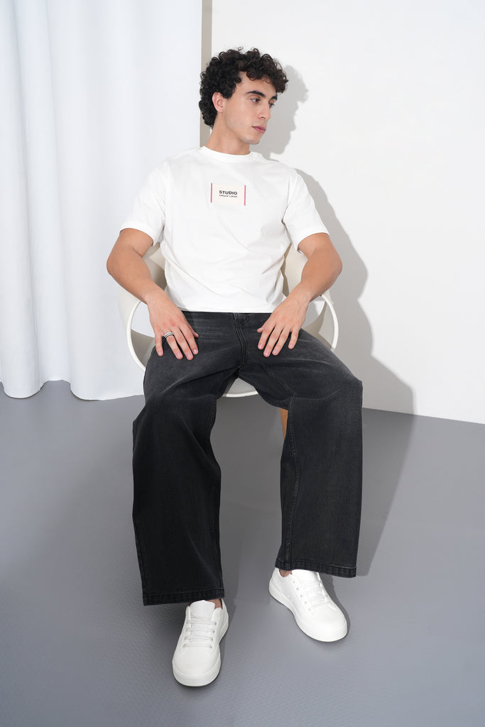 Classic Black Baggy Fit Jeans