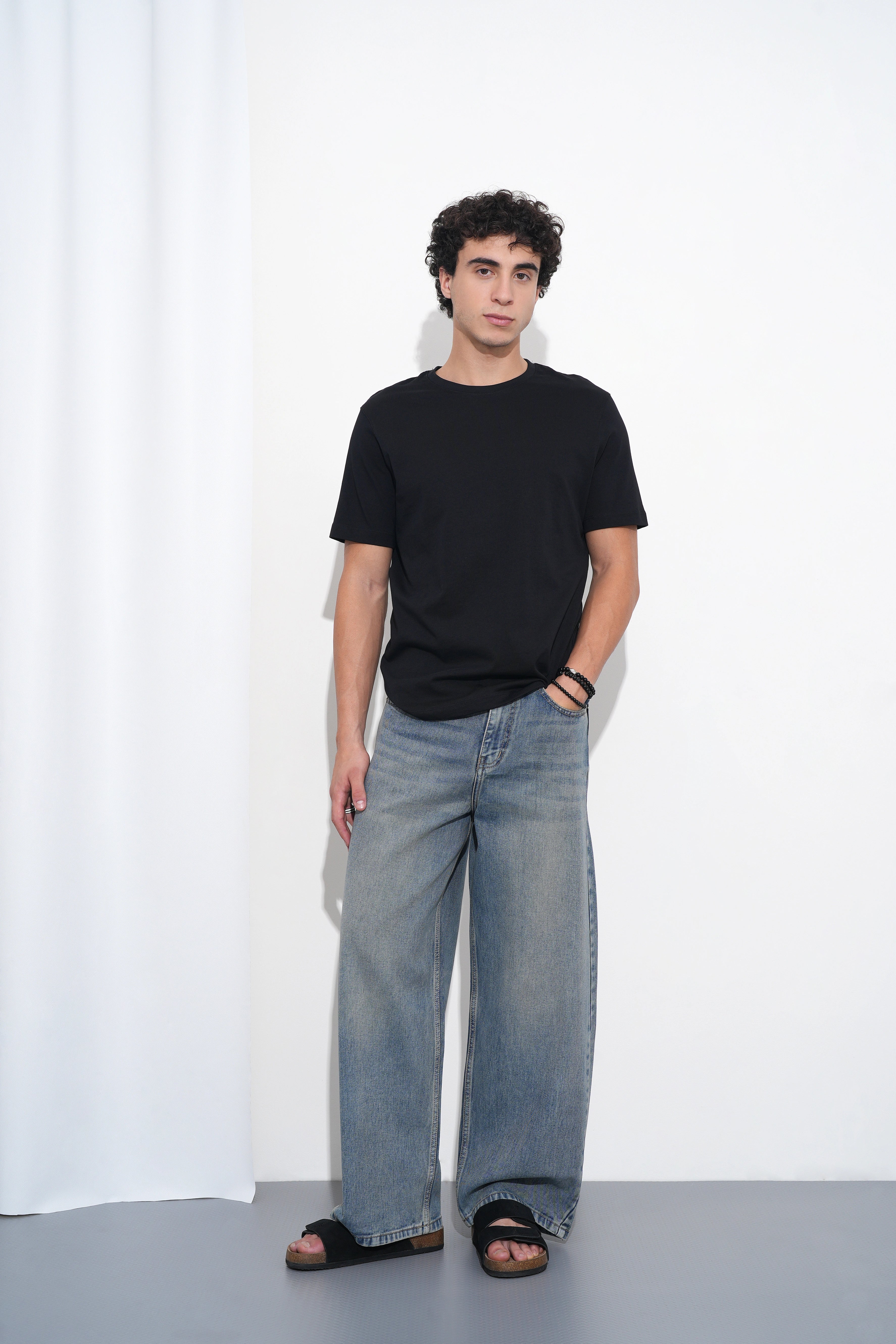 Classic Blue Baggy Fit Jeans