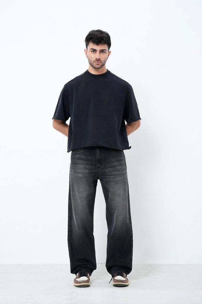 Midnight Black Straight Fit Jeans