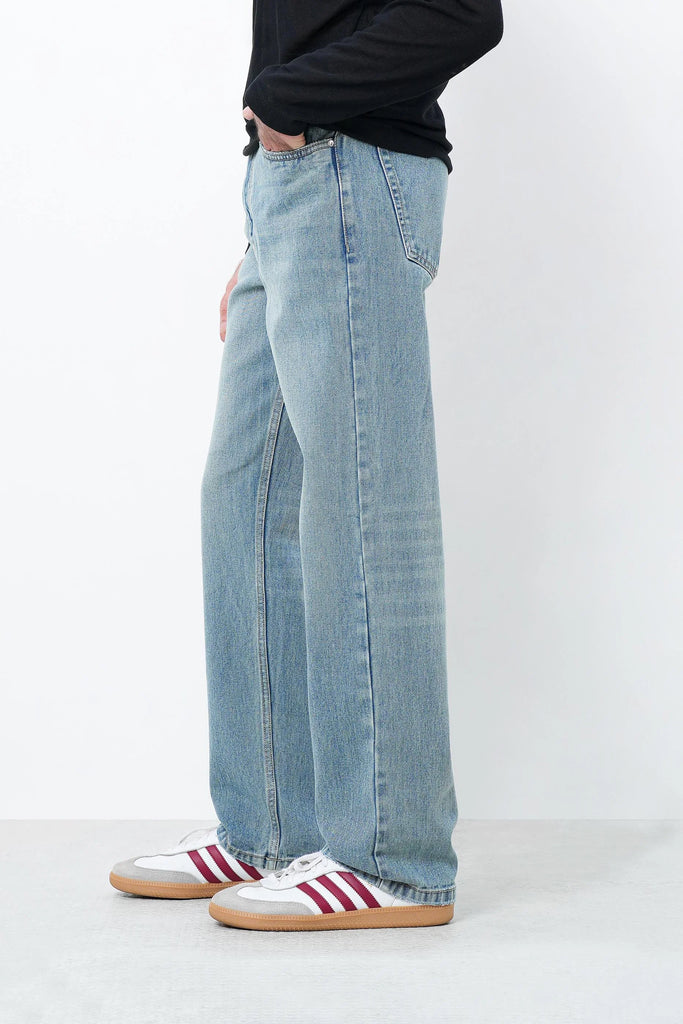 Light Blue Straight Fit Jeans