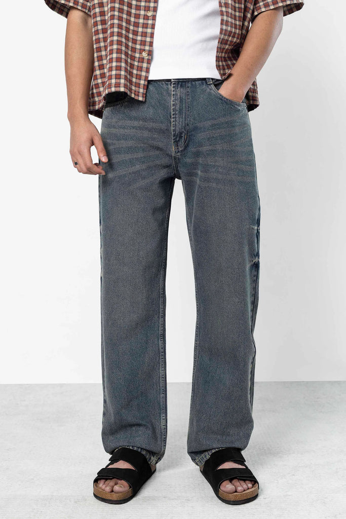 Desert Blue Straight Fit Jeans