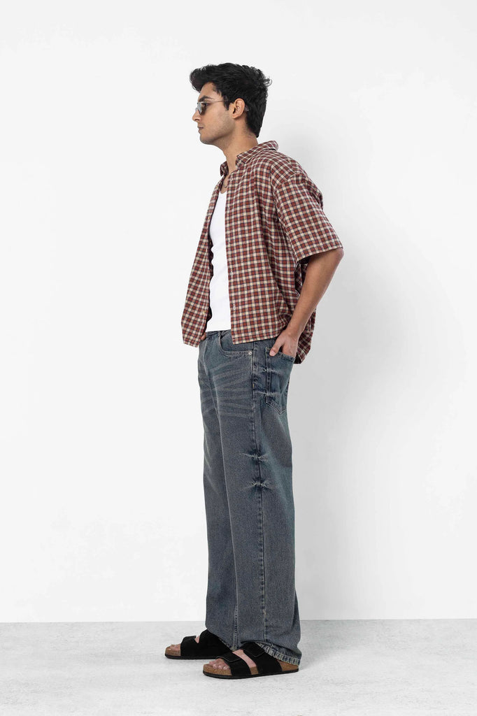 Desert Blue Straight Fit Jeans
