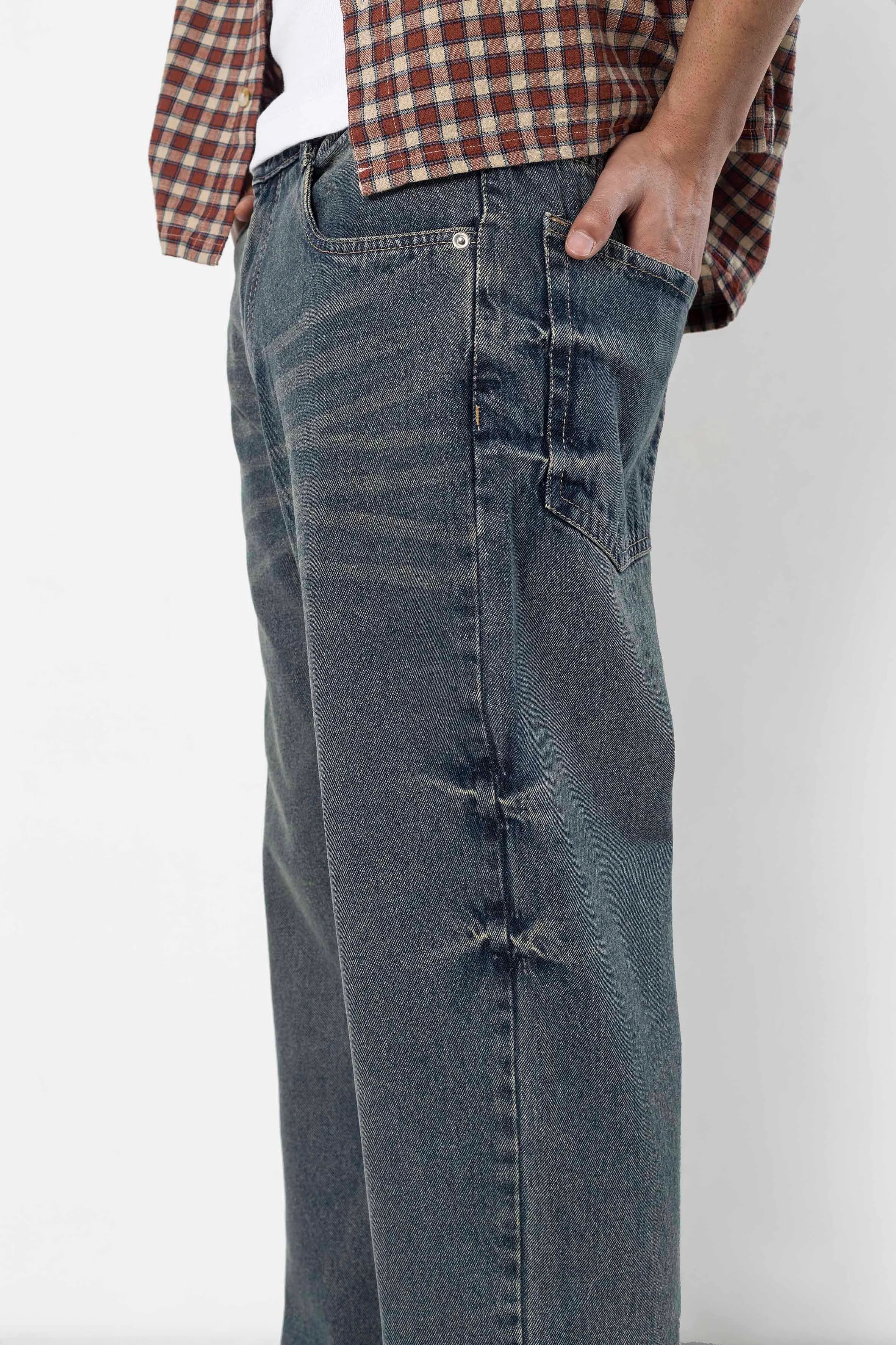 Desert Blue Straight Fit Jeans