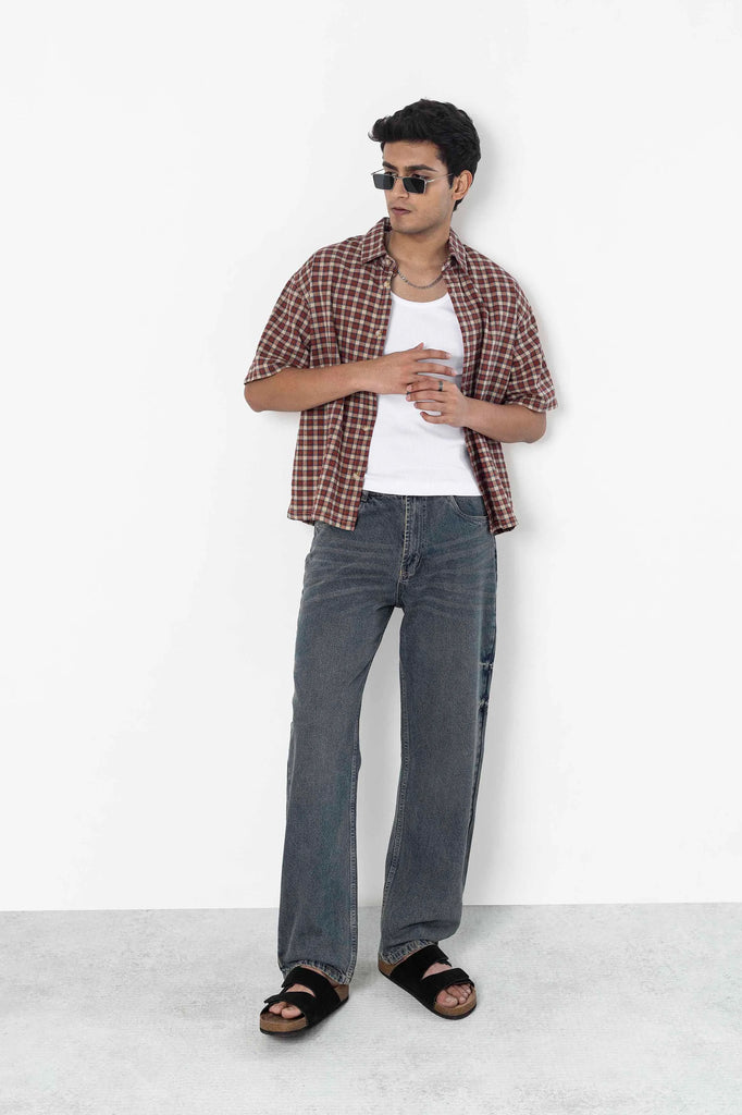 Desert Blue Straight Fit Jeans