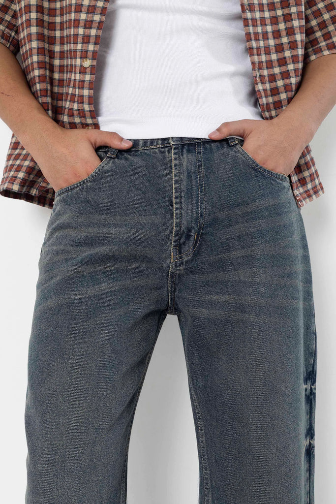 Desert Blue Straight Fit Jeans