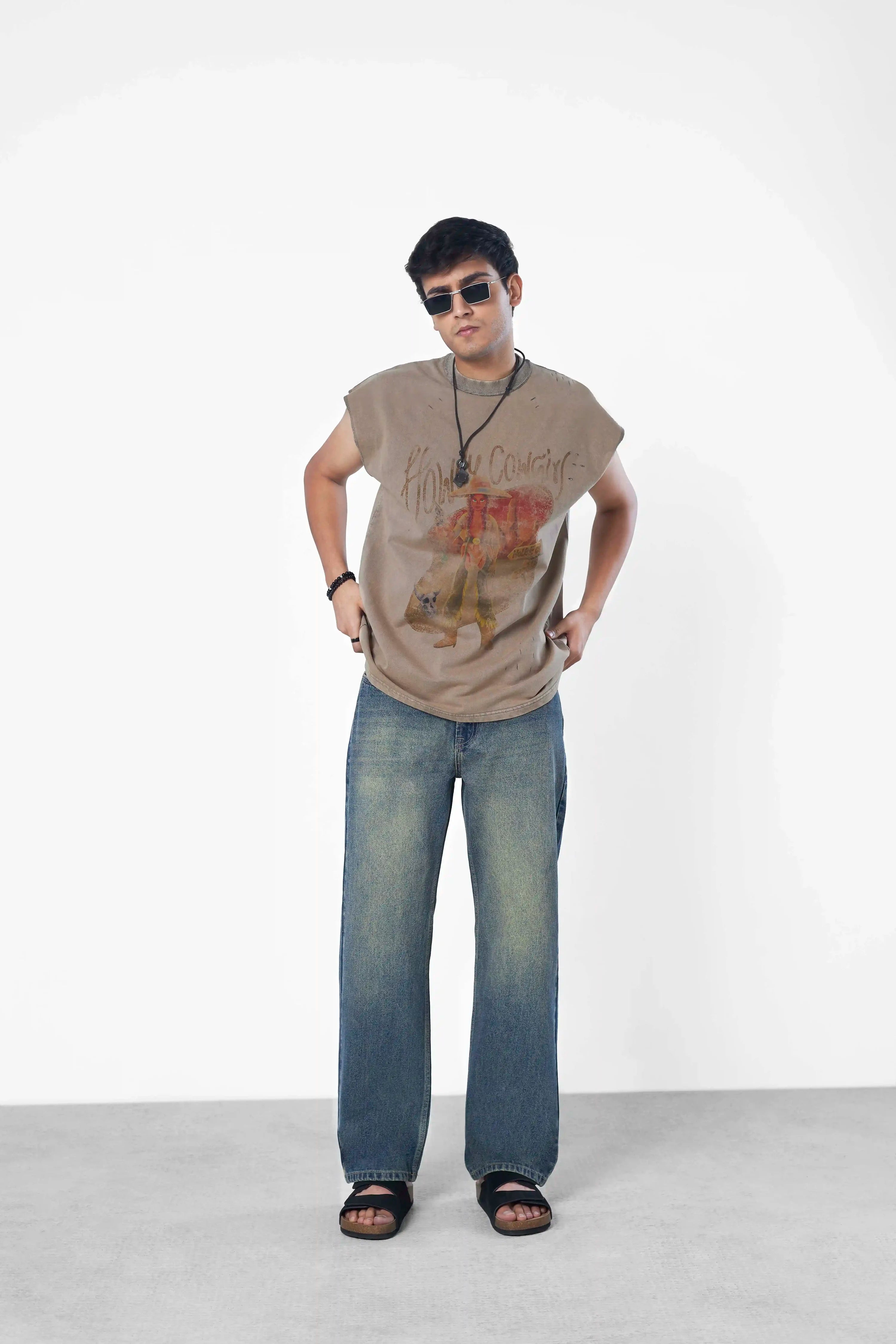 Howdy Girl Muscle Tee