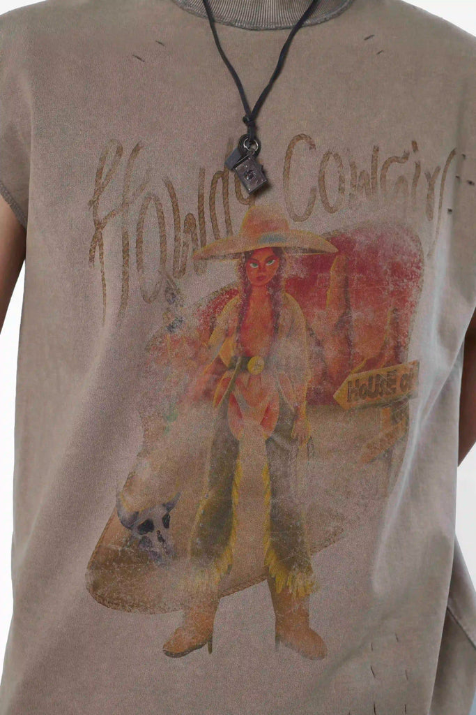 Howdy Girl  Muscle Tee