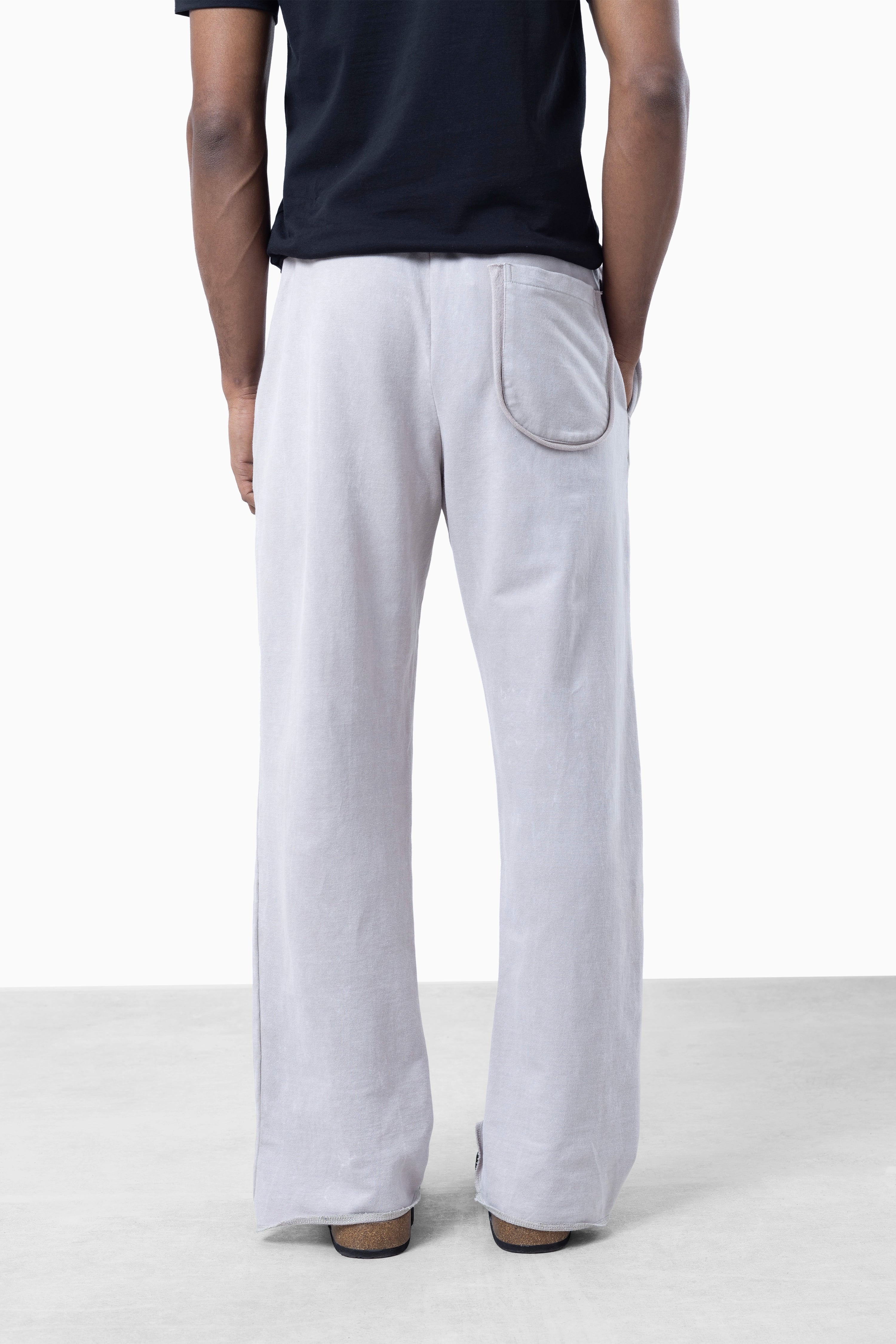 Grey Faded Loose Fit Sweatpants