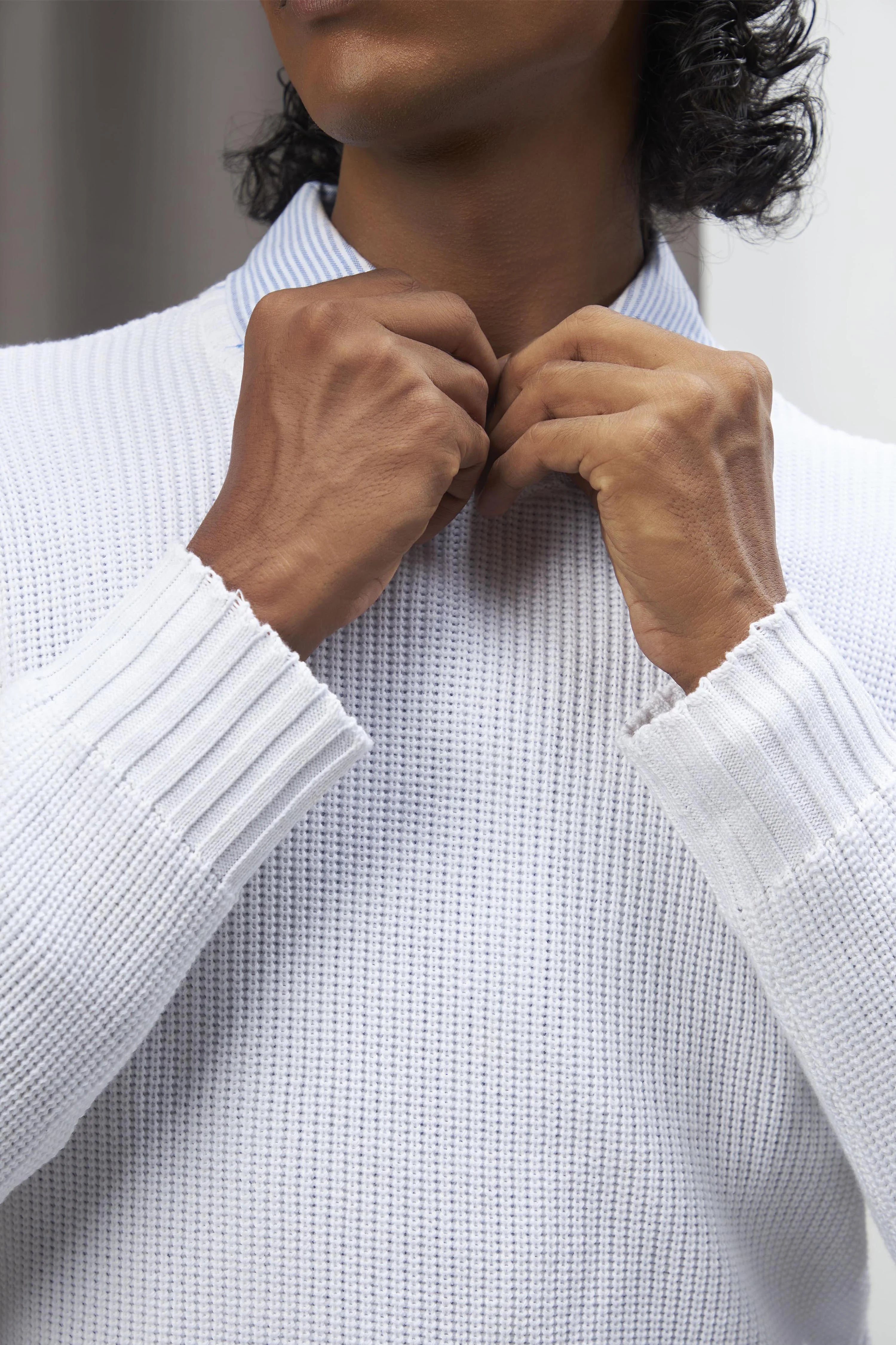 Snow White Oversized Knitwear