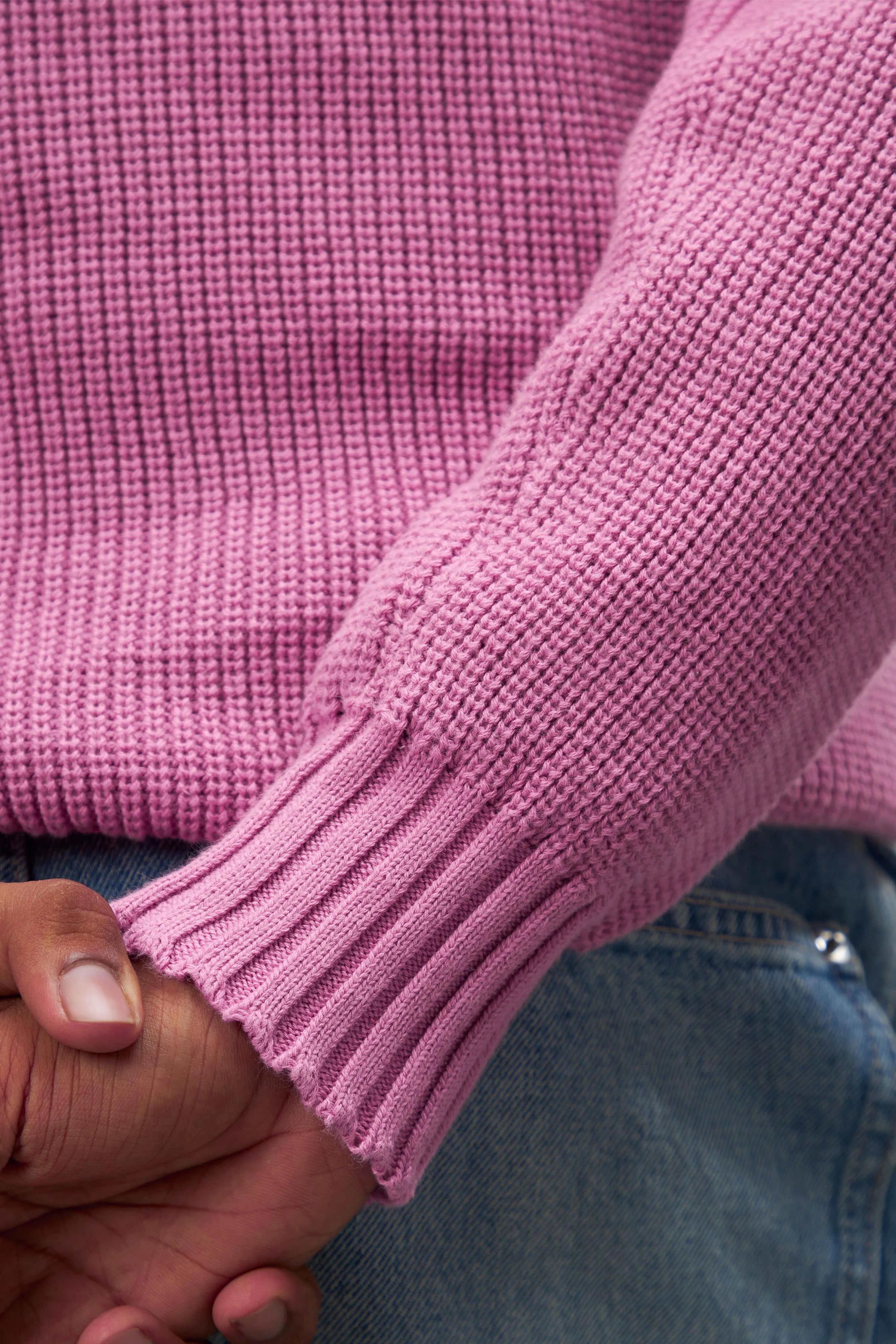 Flamingo Pink Oversized Knitwear