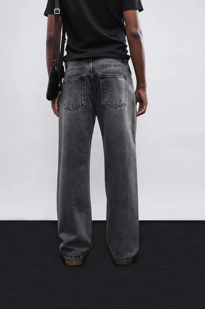 Smoke Grey Skater Fit Jeans