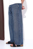 Soft Blue Loose Straight Fit Jeans