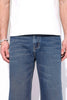 Soft Blue Loose Straight Fit Jeans