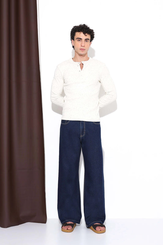 Raw Wash Relaxed Fit Jeans