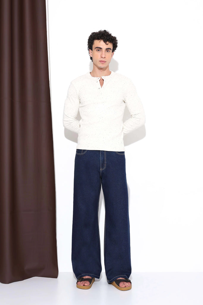 Raw Wash Relaxed Fit Jeans