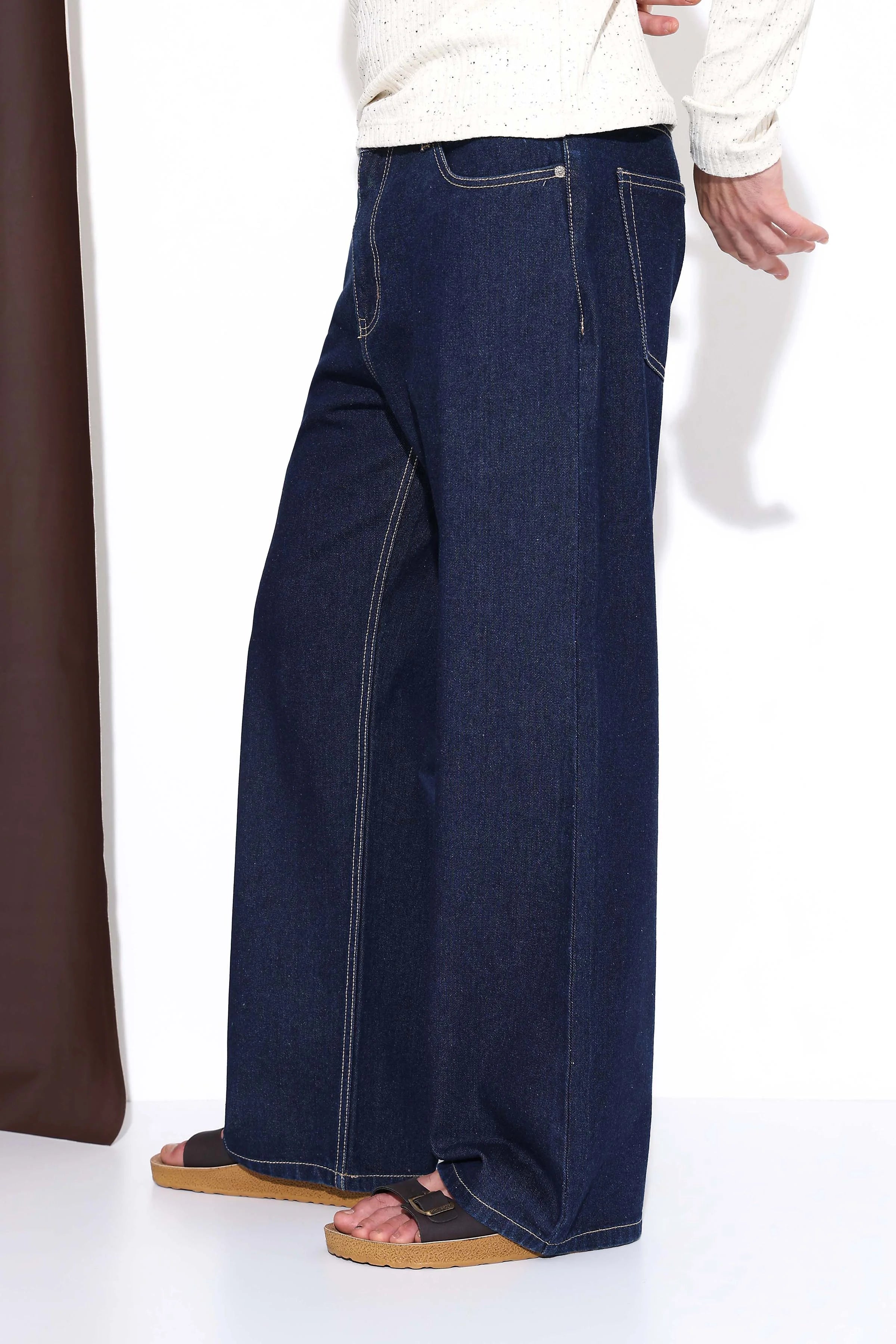 Raw Wash Relaxed Fit Jeans