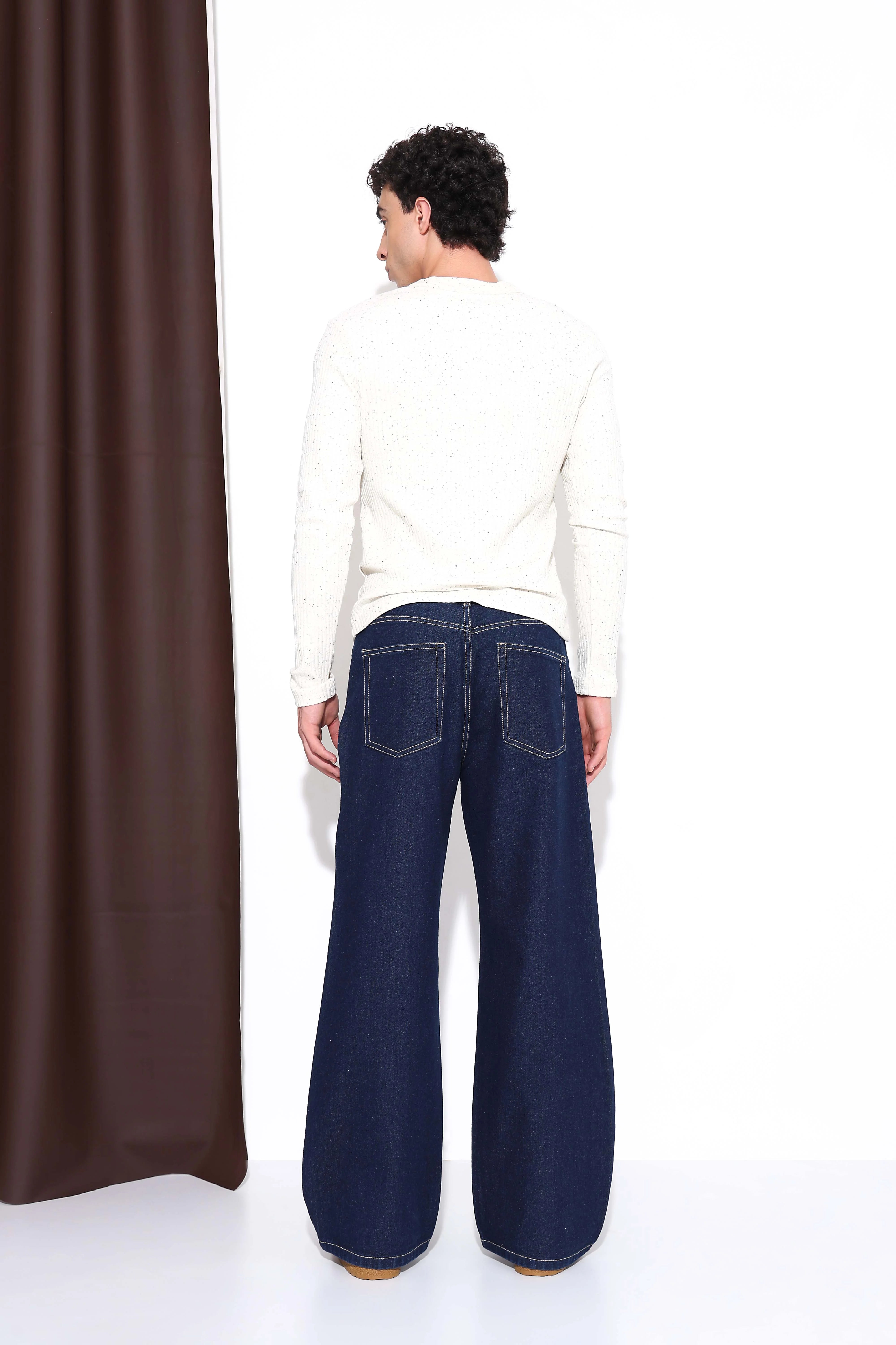 Raw Wash Relaxed Fit Jeans