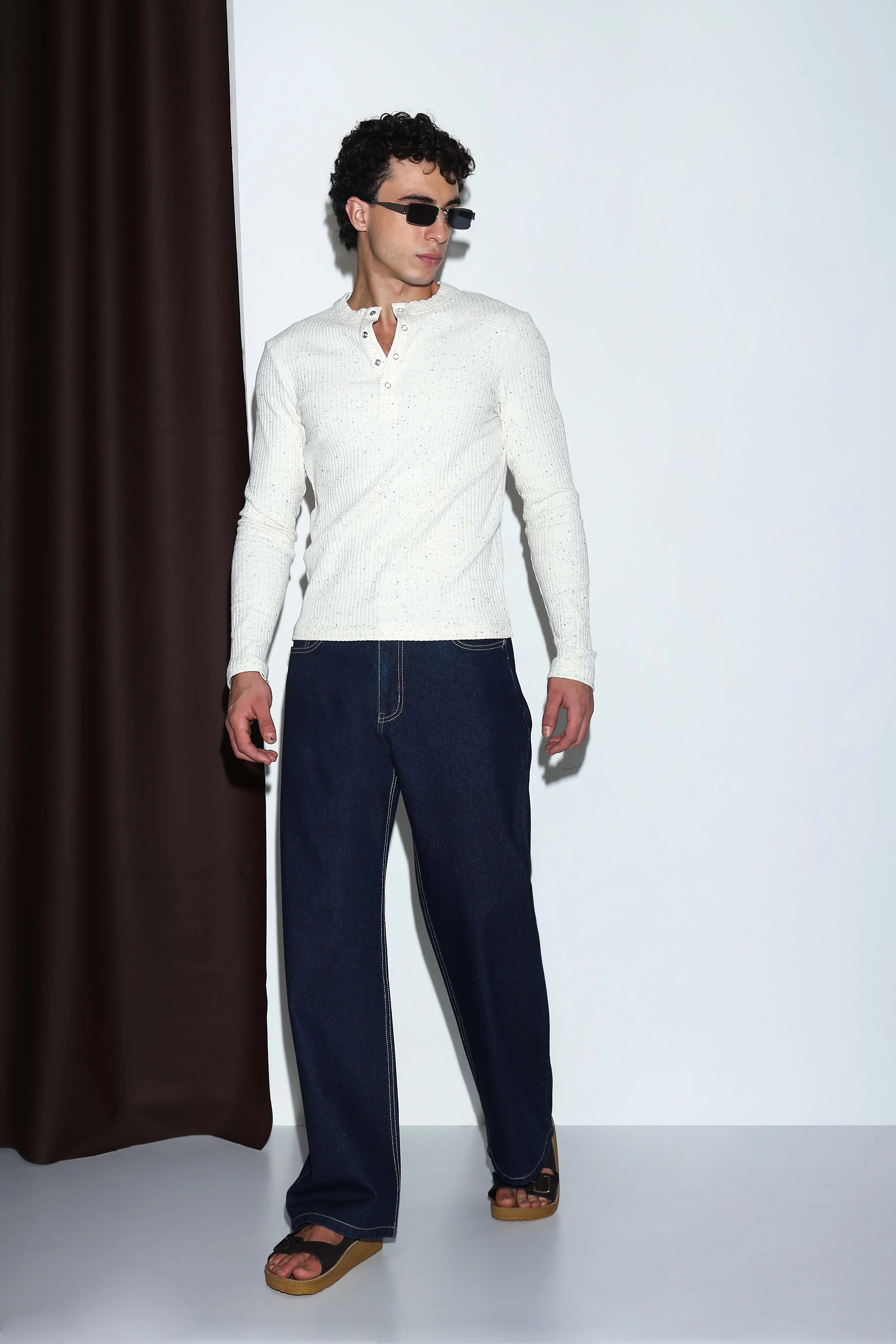 Raw Wash Relaxed Fit Jeans