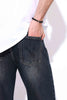 Charcoal Blue Relaxed Fit Jeans
