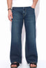 Deep Blue Faded Relaxed Fit Jeans
