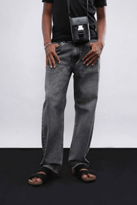 Smoke Grey Skater Fit Jeans