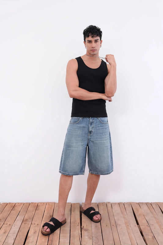 Arctic Blue Jorts