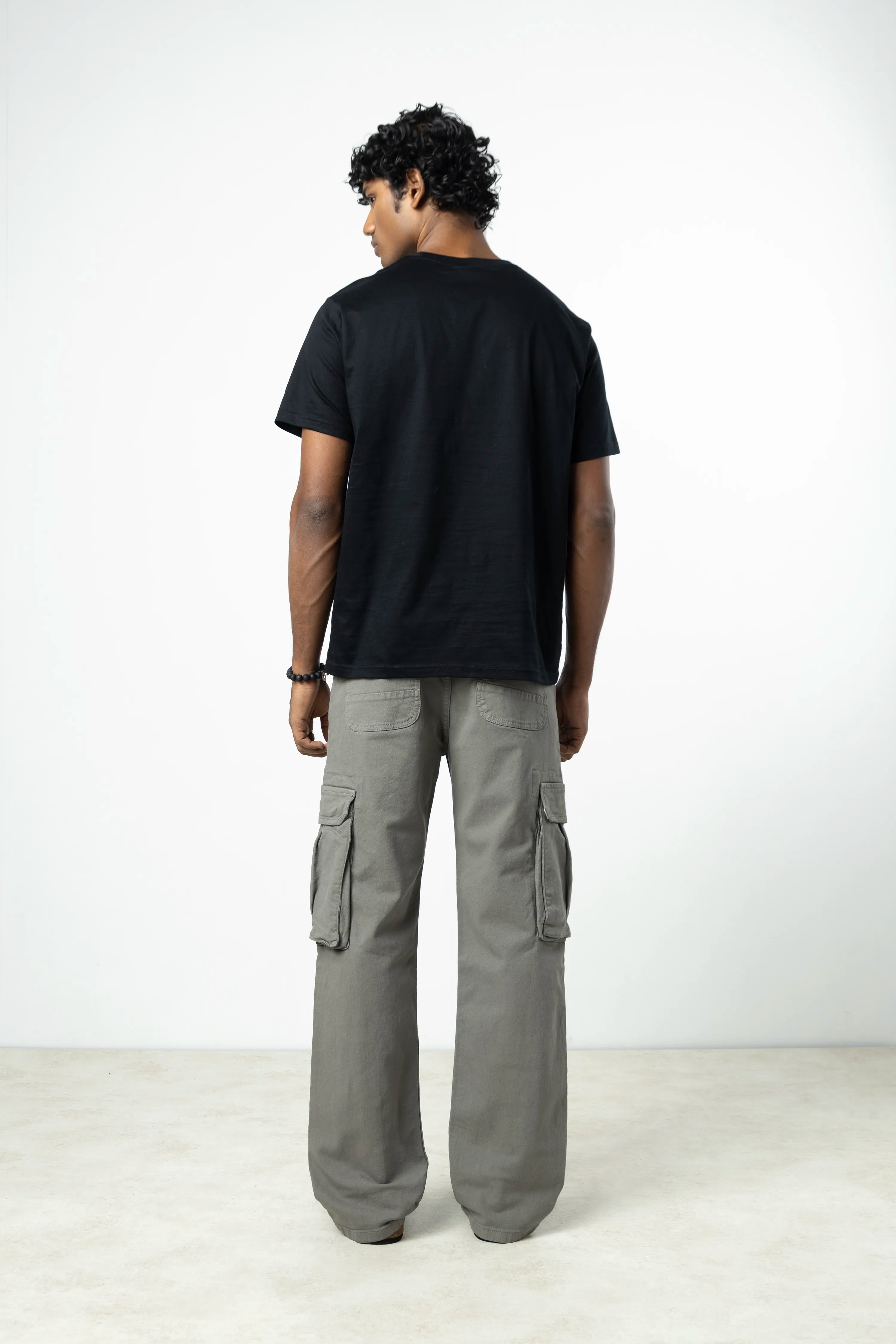 Ash Grey Utility Cargos