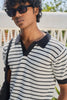 Mariner Knit Polo T-Shirt White