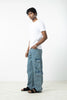 Rust Blue 8 Pockets Cargos