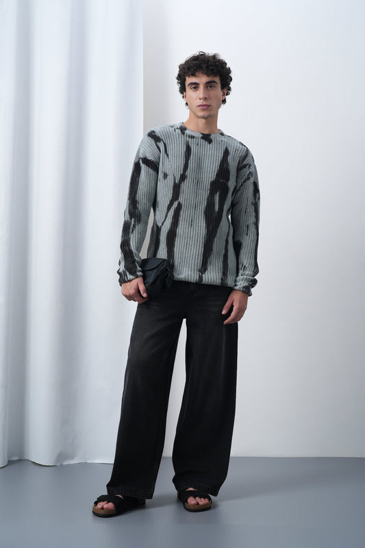 Drip dye Knitted Jumper