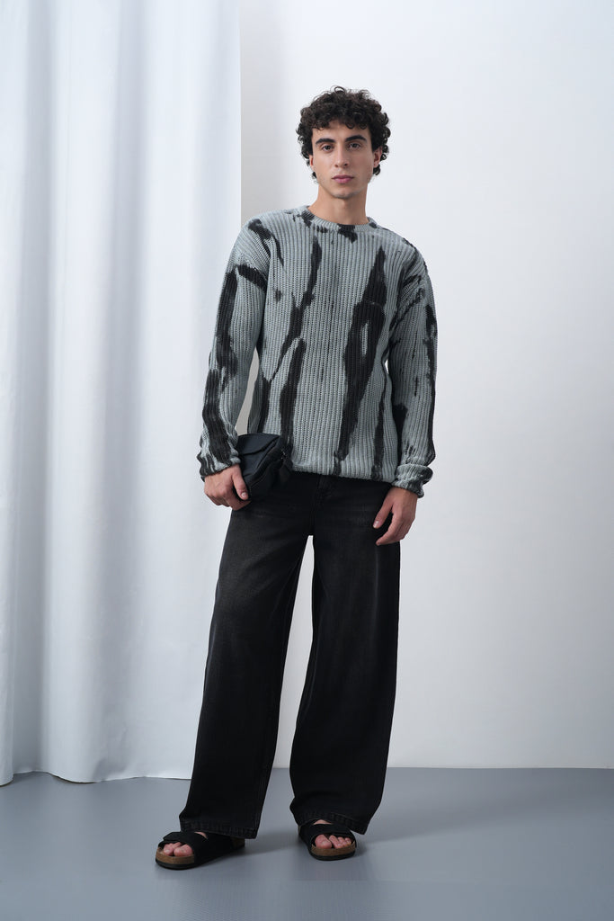 Drip dye Knitted Jumper