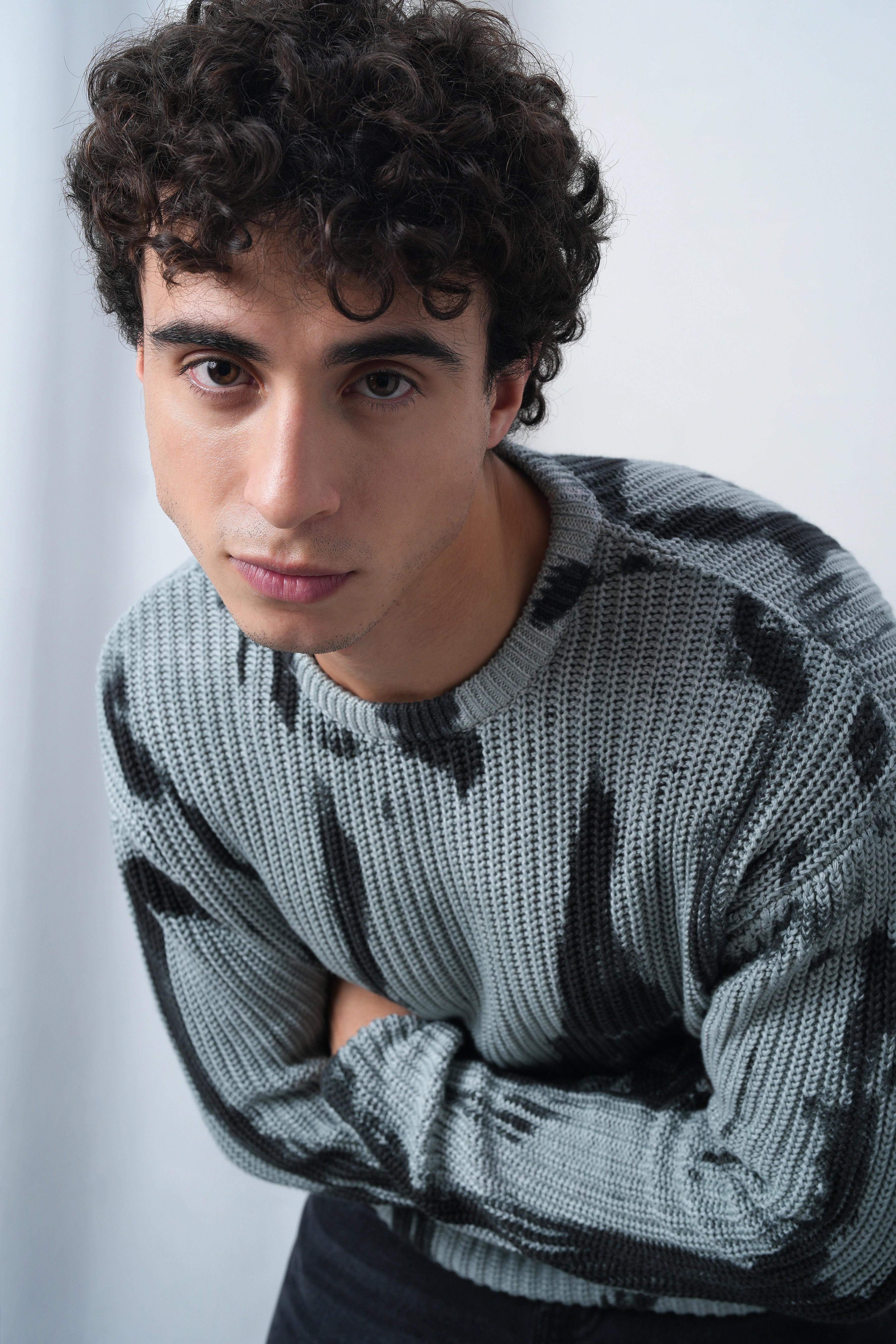 Drip dye Knitted Jumper