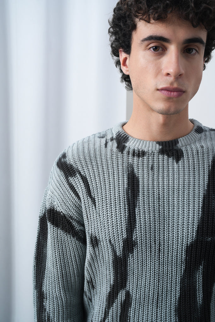 Drip dye Knitted Jumper