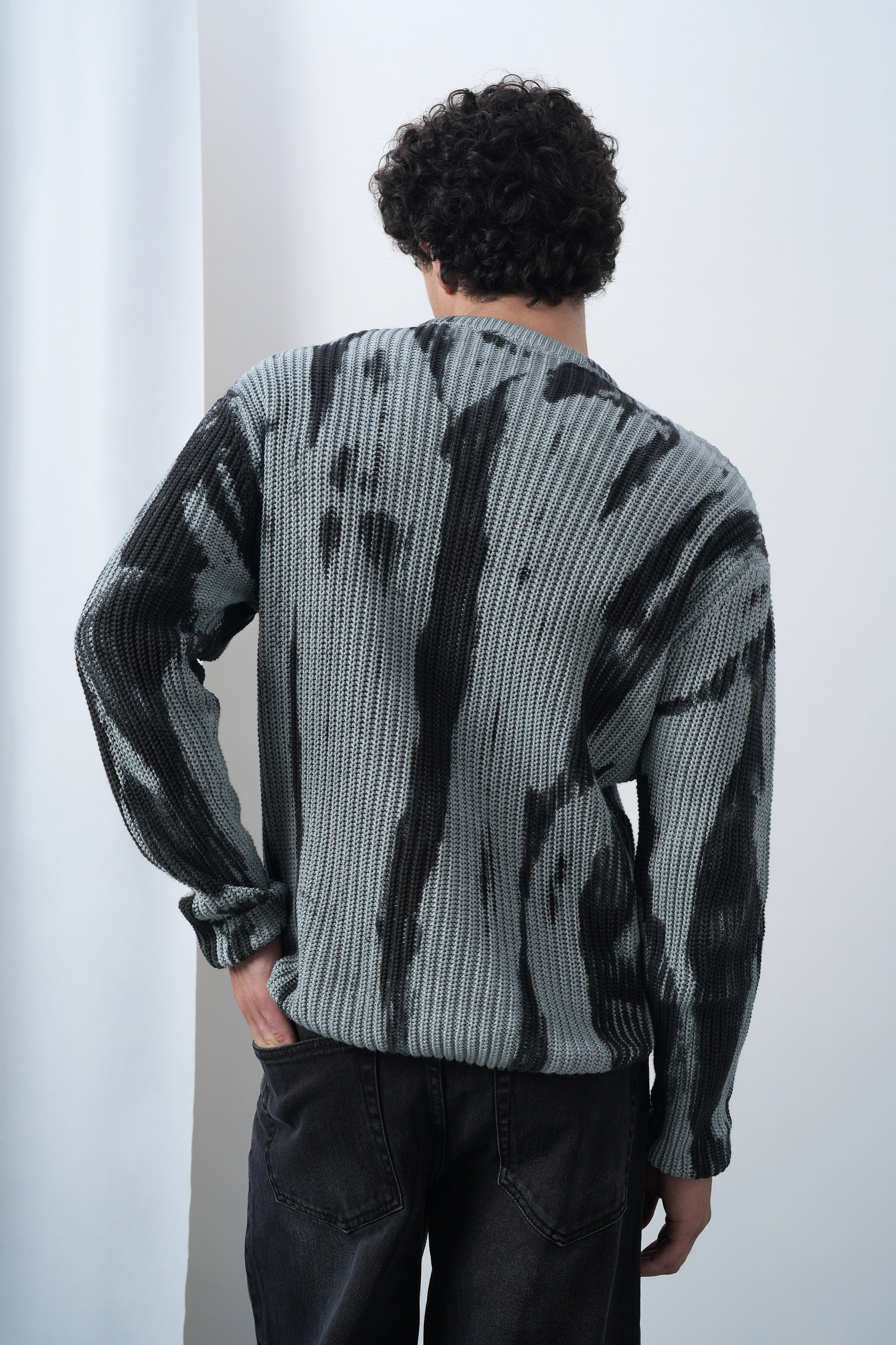 Drip dye Knitted Jumper