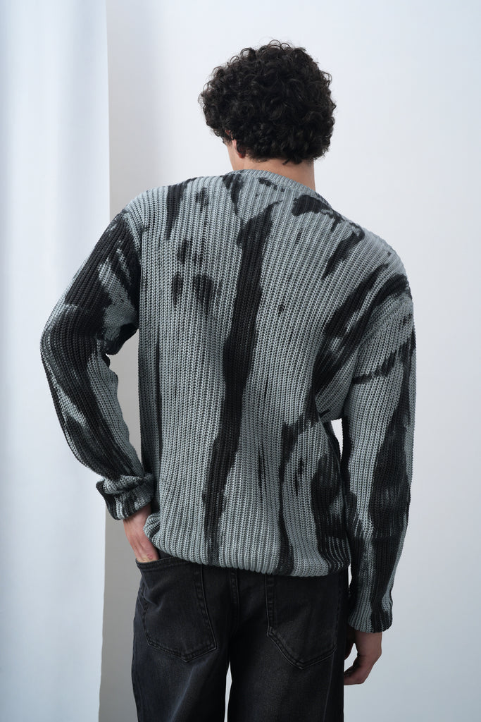 Drip dye Knitted Jumper