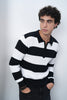 Classic Rugby Striped Polo Sweater