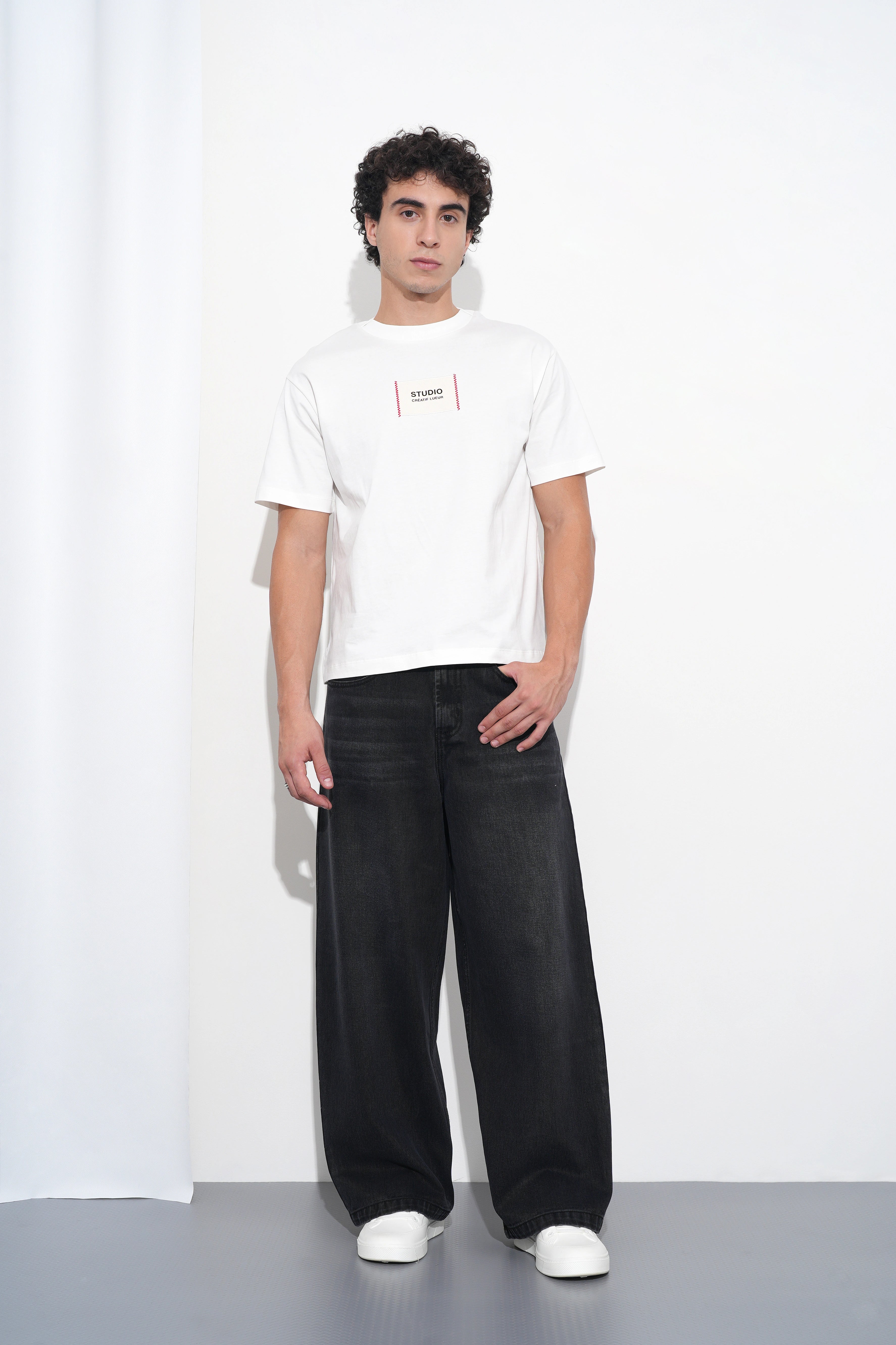 Classic Black Baggy Fit Jeans