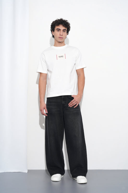 Classic Black Baggy Fit Jeans