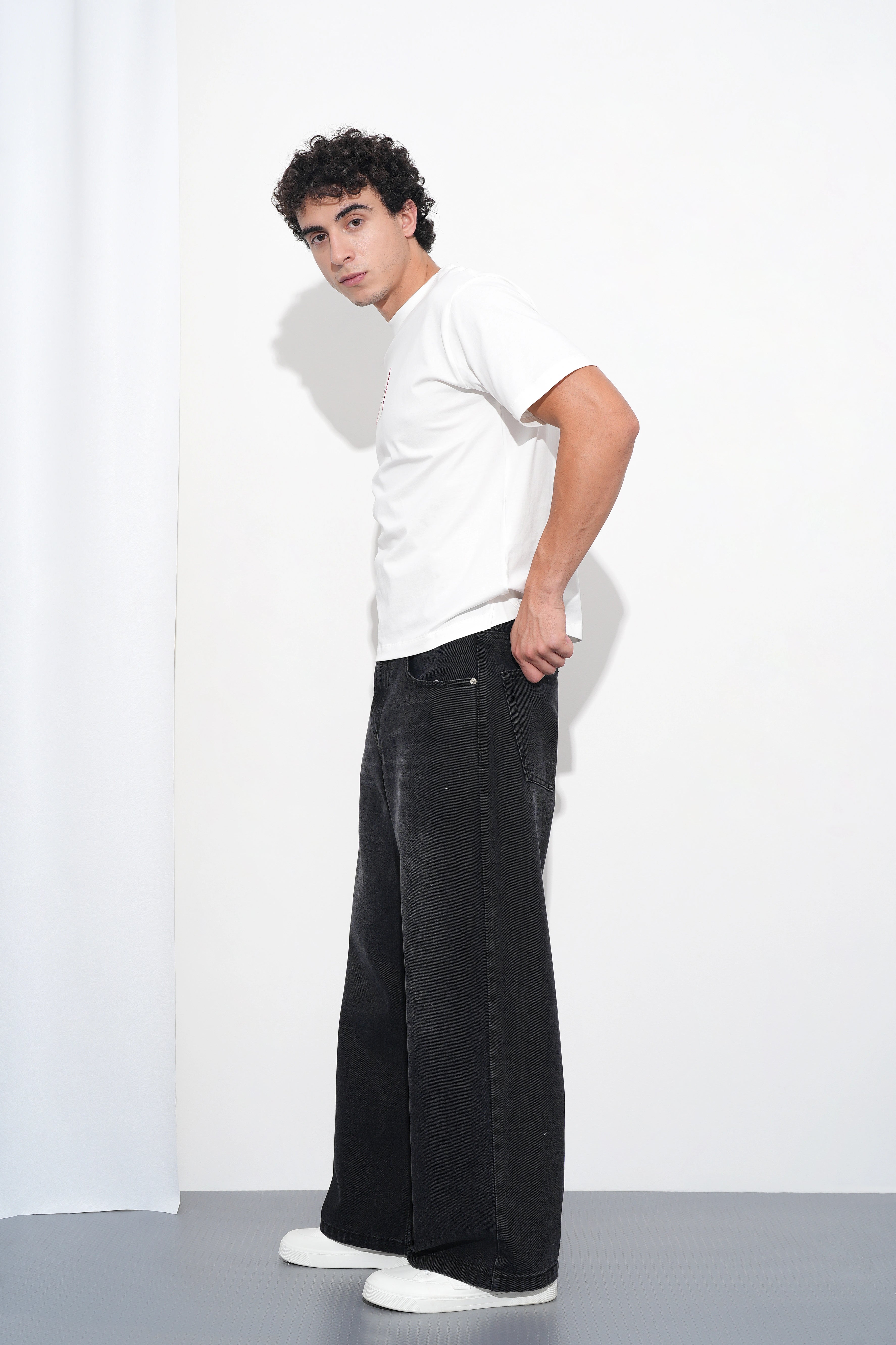 Classic Black Baggy Fit Jeans