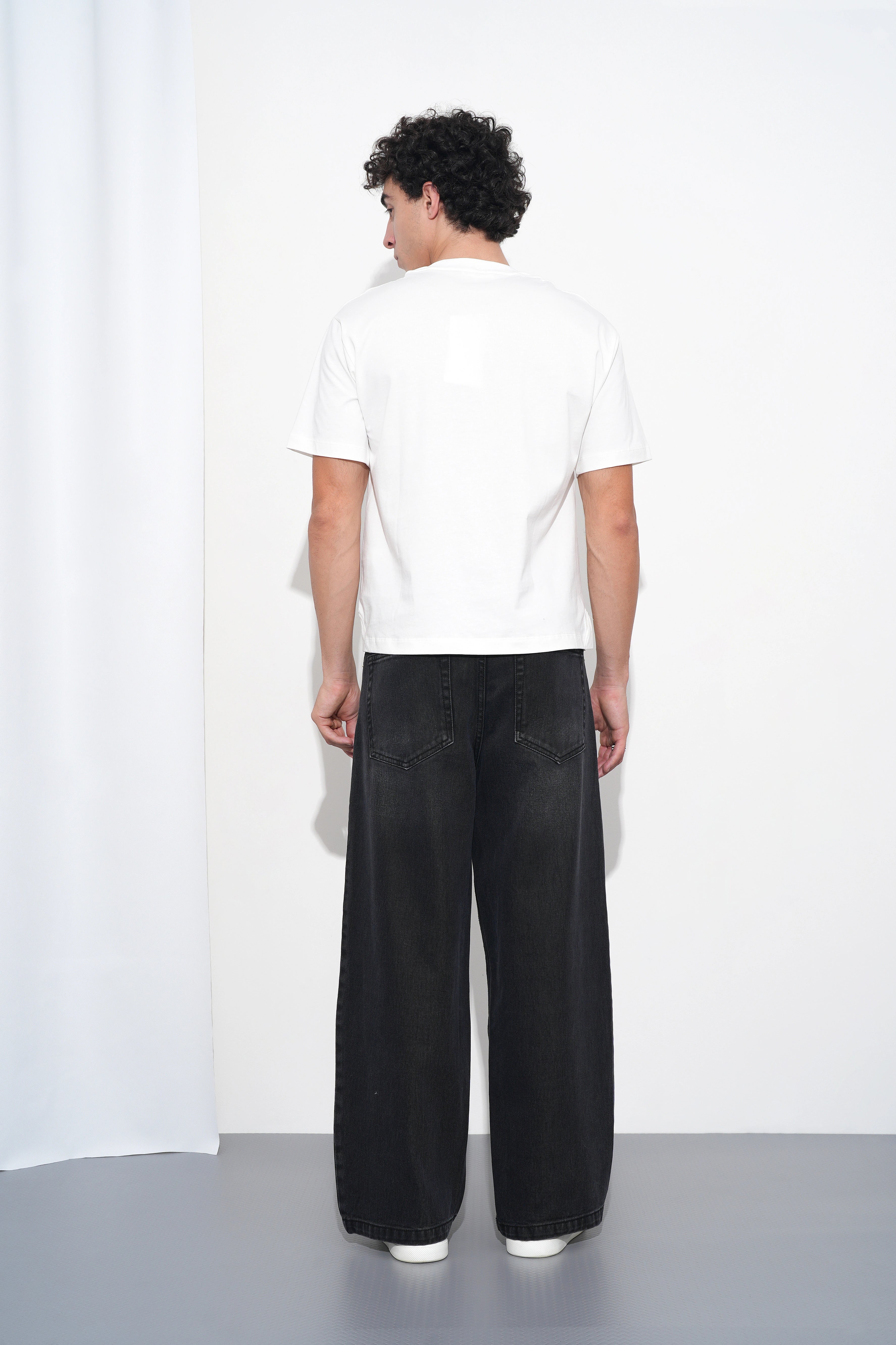 Classic Black Baggy Fit Jeans