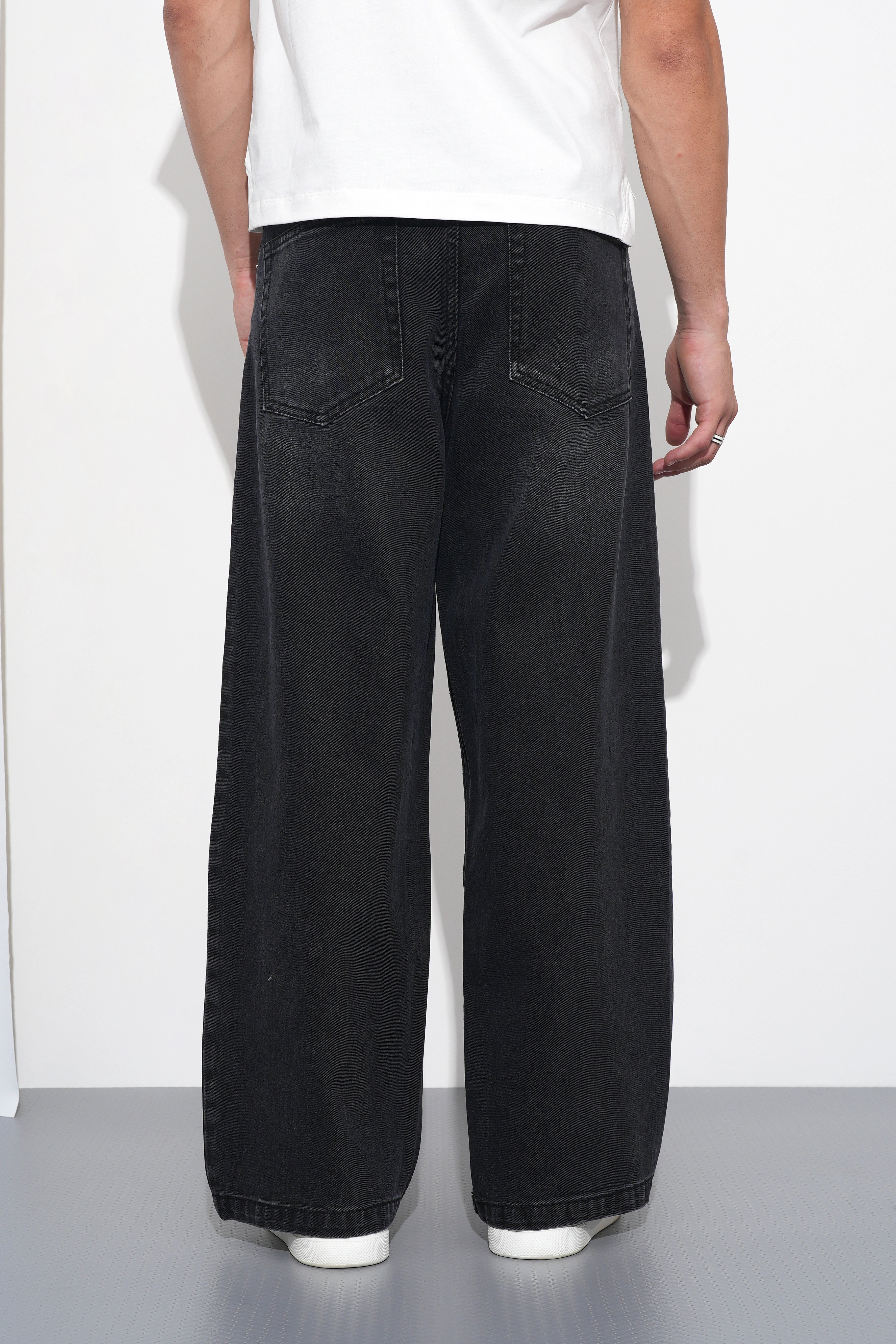 Classic Black Baggy Fit Jeans