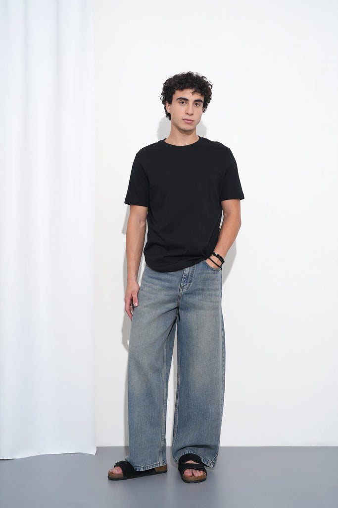 Classic Blue Baggy Fit Jeans