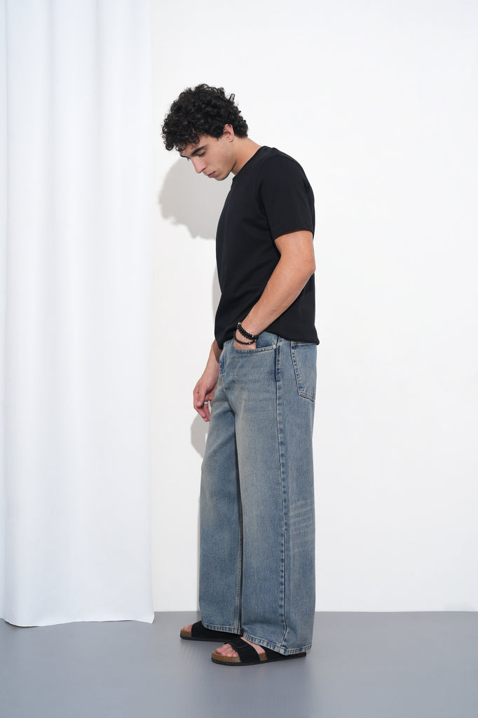 Classic Blue Baggy Fit Jeans