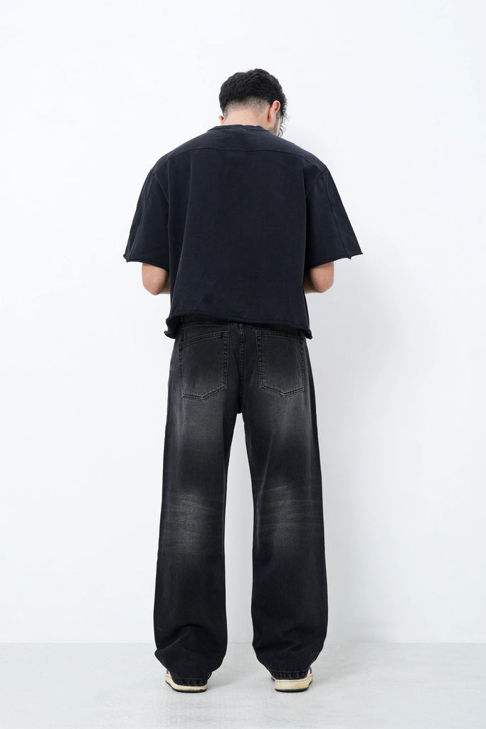 Midnight Black Straight Fit Jeans