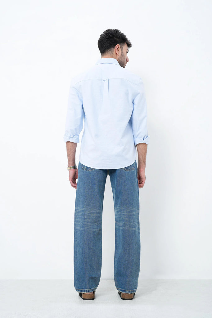 Dark Blue Straight Fit Jeans